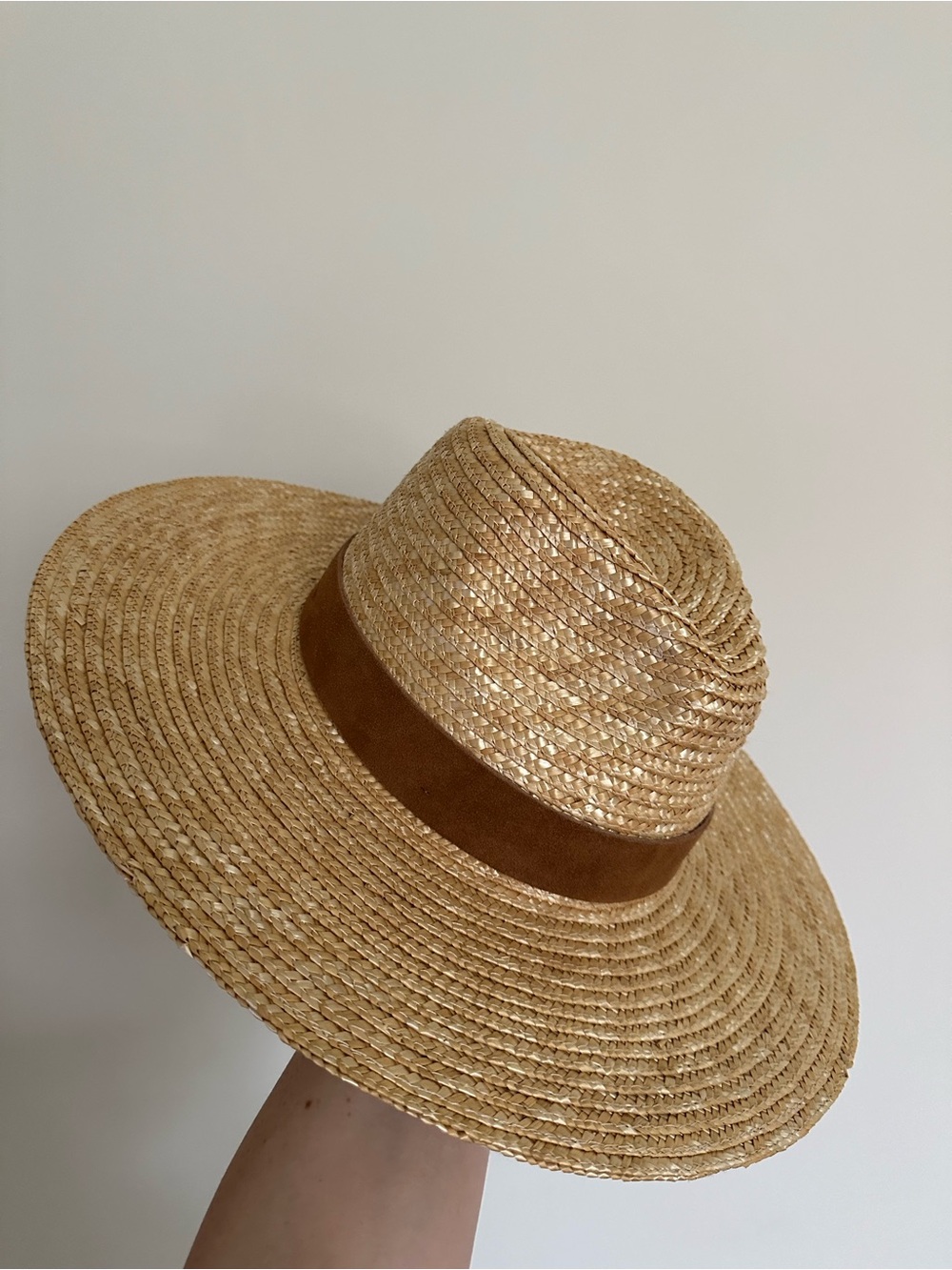 New Gigi Pip Isla 100% Straw Fedora Hat - Picture 6 of 14